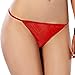Kocome Sexy Women Rhinestone G String Underwear Toy Thongs T Back Panty Briefs Lingerie (Red)