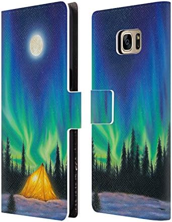 Official Chuck Black A Beautiful Life Landscape Leather Book Wallet Case Cover For Samsung Galaxy S7 edge