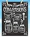 Kitchen Measurement Conversion Chart on Chalkboard Style 11x14 Unframed Art Print Poster - Great Cooking and Baking Wall Art Decor for Kitchen, Culinary Classroom, Restaurant
