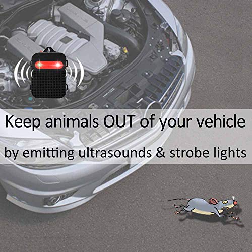 Angveirt Ultrasonic Mouse Repellent Battery Operated Pest Repeller