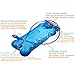 Hydration Bladder Water Reservoir Pack with Tube for 3 Liter Backpack System (Cycling, Climbing, Hiking). Large Opening Easy to Clean, BPA Free FDA Approved (Blue, 3L/100 Oz)
