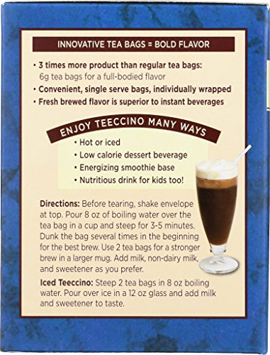 image for Teeccino Dandelion Caramel Nut Chicory Herbal Tea Bags, Gluten Free, A