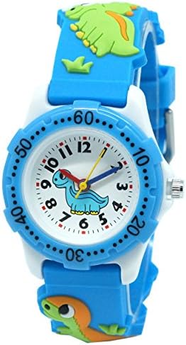 Hansying Dinosaur Design Kids Quartz Watch Waterproof 3D Rubber Strap Children Watches for Student Girl