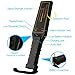 Metal Detector Security, Adjustable Hand-held Metal Detector Sensitivity Super Wand Scanner with 16 LED Lights for Airport, Open Port, Frontier, Company Entrance (9V Non-rechargeable Battery Included)