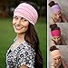 Habibee 4 Packs Wide Fashion Cotton Headbands for Women Breathable Moisture Wicking Sport Head Wraps Scarf for Workout Yoga Running