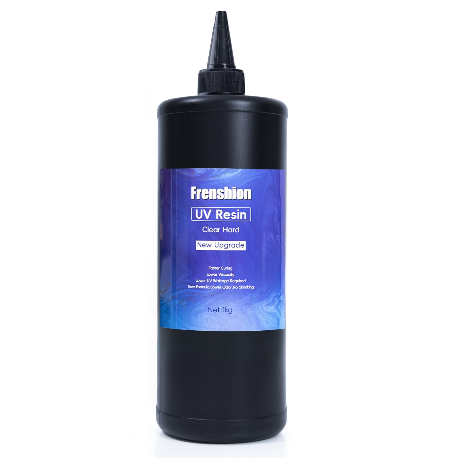 1KG UV Resin, Upgrade Formula Hard Faster Cure UV Resin with Super Crystal Clear Resin Kit for Jewelry Earrings Necklace Bracelet Making, Casting and Coating, DIY Craft