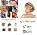 New Style Scrunchie Hair Extension Curly Up Do (Silver Grey Mix) [Misc.] Synthetic