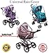 Rain Cover - Mosquito Net - Stroller Rain Cover and Baby Mosquito Net (2-Piece Set) Waterproof, Windproof Protection - Travel-Friendly, Outdoor Use - Easy to Install and Remove