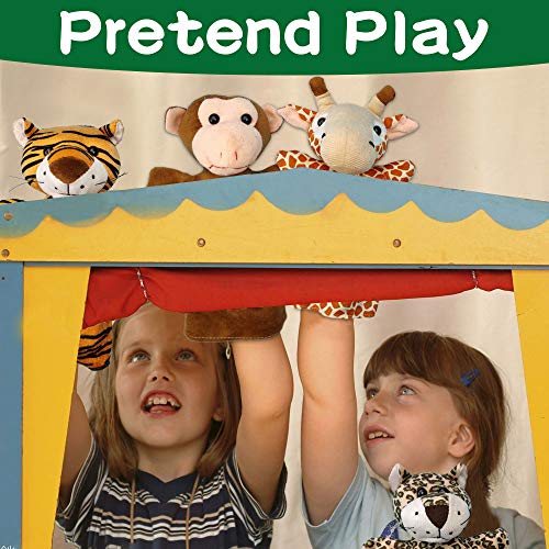 Rtudan 6PCS Animal Puppet Set, Hand Puppets Great Gift for Boys and Girls,Best for Parent-Child Interaction Toy