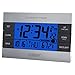 La Crosse Technology 617-1280 Atomic Digital Alarm Clock, Silver