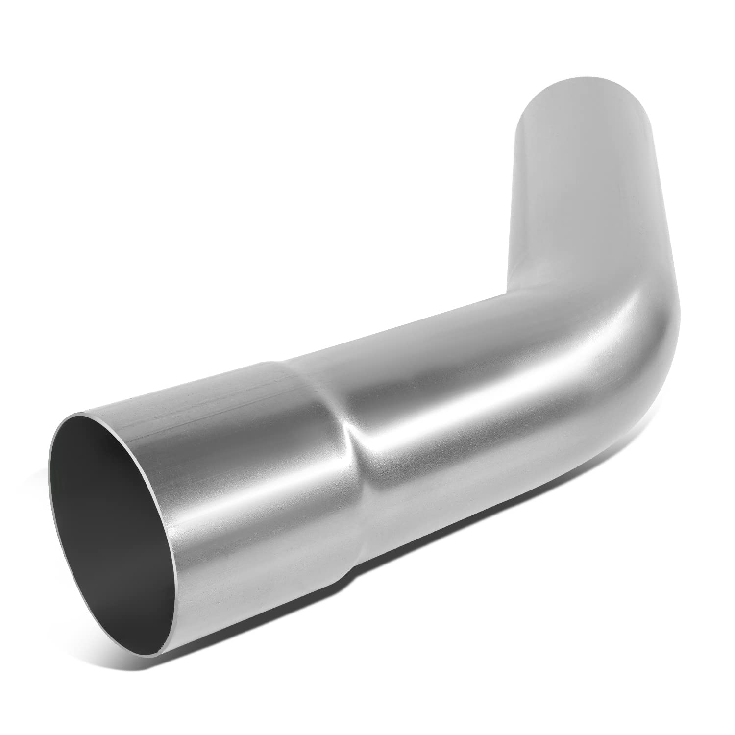 DNA MOTORING ZTL-PP-30-45-RAW 45 Degree DIY Custom Mandrel Exhaust Tubing, 3" OD, Mild Steel,Universal Fit Image