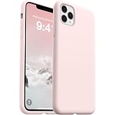 AOTESIER Compatible with iPhone 11 Pro Max Cases, Premium Silicone [Military Drop Protection] Slim Shockproof Phone Case for iPhone 11 Pro Max, 6.5 inch, Chalk Pink