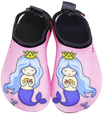 Adorllya Kids Boys Girls Toddler Swim Water Shoes Barefoot Aqua Socks Shoes for Beach Pool