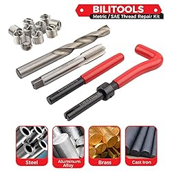 BILITOOLS M6x1.0 Thread Repair Kit, HSS Drill