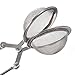 STONCEL Stainless Steel Spoon Tea Leaves Herb Mesh Ball Infuser Filter Squeeze Strainer