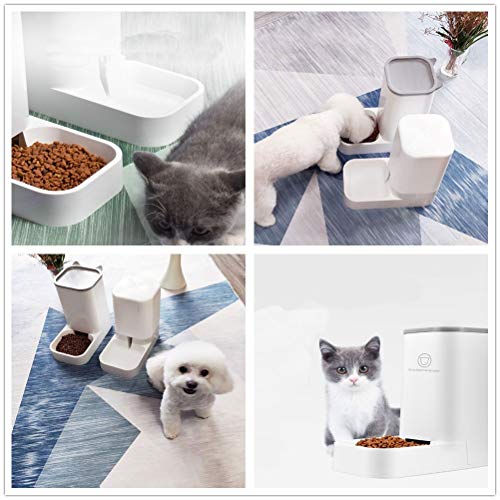 chenming Gravity Pet Feeder and Water Dispensers.Dogs Gravity Feeder