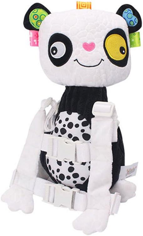 Amazemarket 1-3 Years Baby Kids Creative Mini Travel Safety Straps Cute Animal Cartoon Designed Backpack Soft Stuffed Harness Anti-lose Leash Bag Walking Harnesses (panda)