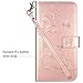 Huawei Ascend XT 2 Case, Huawei Elate 4G LTE Case, Linkertech [Kickstand Feature] PU Leather Wallet Flip Pouch Case Cover with Card Slots & Wrist Strap for Huawei Ascend XT2 H1711 (Rose Gold)