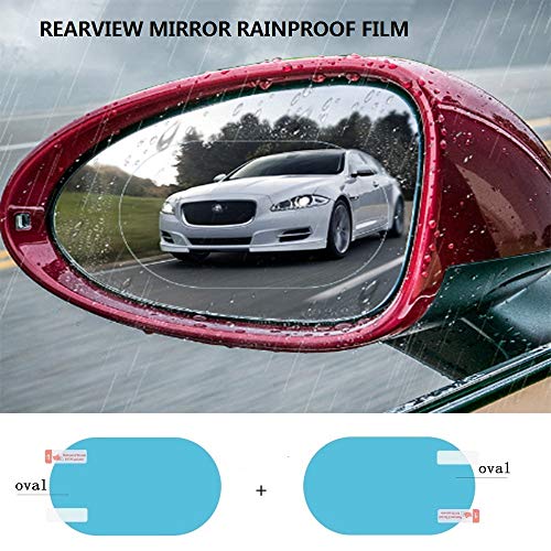 image for Zentop Car Rearview Mirror Rainproof Film and Anti-Fog Film, 2PCS Anti