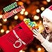 HBlife Personalized Santa Sack,Christmas Gift Bag Cotton Santa Bag with Drawstring Size 19.7 x27.6 Inch (Red)