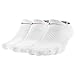 NIKE Women's Performance Cushion No-Show Training Socks (3 Pairs), White, Medium