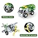 IRON COMMANDER Erector Sets - Metal Mini Building Blocks Set, Vehicles Model Kit Take Apart STEM Toys for Boys Girls Ages 8 and Up (Military Car Series)