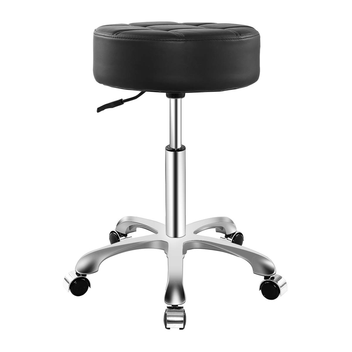 Photo 1 of ***(PARTS ONLY / MISSING PARTS/ NON FUNCTIONAL)***
Rolling Adjustable Stool for Work Medical Tattoo Salon Office,Heavy Duty Esthetician Hydraulic Chair Stool with Wheels (Black)