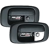 Pop &amp; Lock PL1700 Black Manual Tailgate Lock for Chevy/GMC
