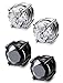 LOYALLOOK Stainless Steel Magnetic Stud Earrings for Men Women Unisex Cubic Zirconia...