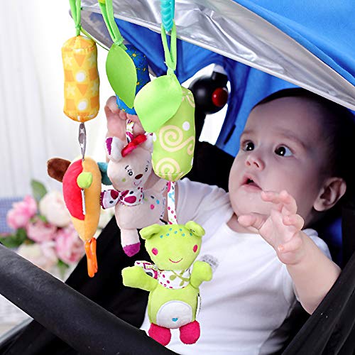image for ABS COCO Toy 4 Piece Set Rattle cat seat Hanging Bell for Newborn Chil