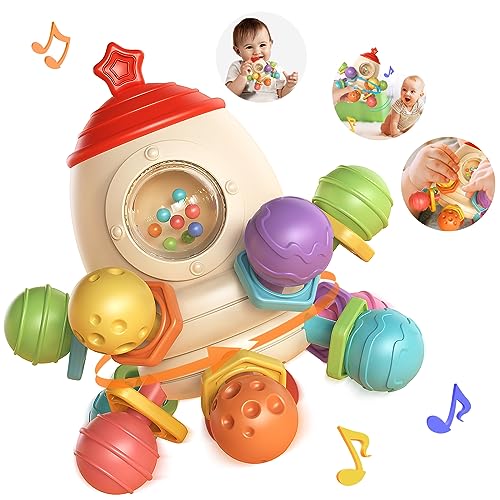 VATOS Montessori Sensory Toys, Baby Toys for 3-6+ Months, Baby