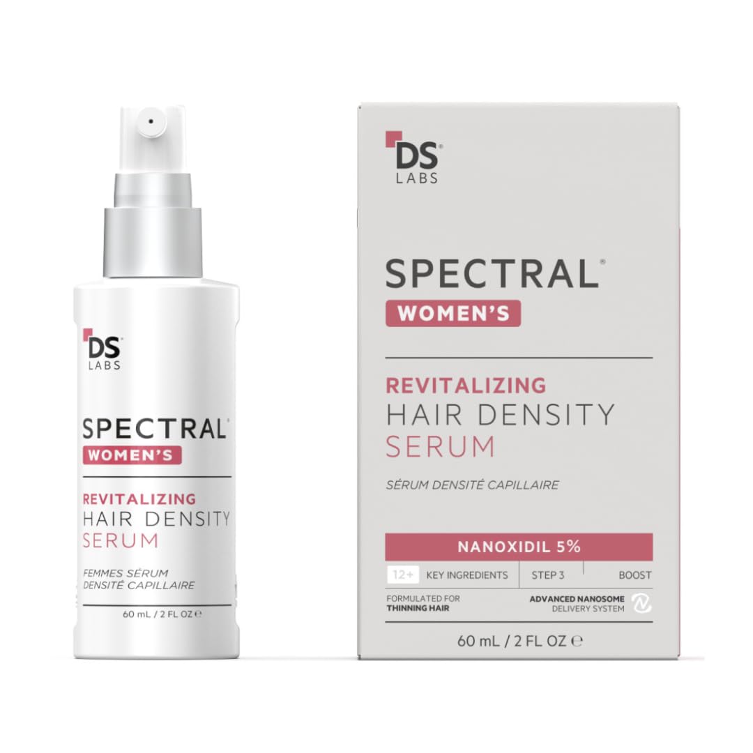 Spectral.CSF Leave In Serum to Support Hair Growth in Women by DS Laboratories – For Thinning Hair in Women, Experience Thicker, Fuller Hair (2 fl oz)