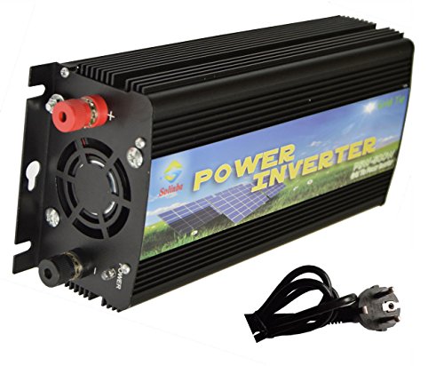 Solinba Grid Tie System Grid Tie Solar Power Inverter 500w, Black, EU, DC11v-28v to AC 220v