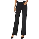 iChosy Women's High Waist Stretchy Bootcut Dress Work Slacks Pants with Pockets