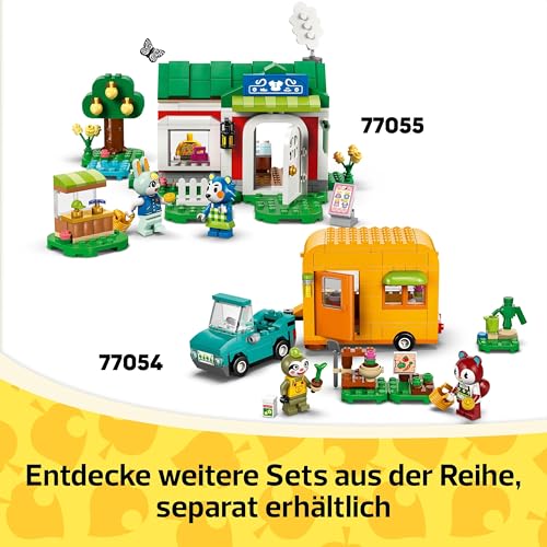 LEGO Animal Crossing Star Gazing with Eufemia, Building Set for Children, Video Game Set for Imaginative Role Play, Toy for Girls and Boys from 6 Years, Animal Toy with Figures, 77053
