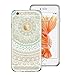 EVERMARKET(TM) iPhone 7 4.7'' Case, Mint Henna Mandala Totem Hard PC Back with Clear TPU Frame Bumper Case for Apple iPhone 7 (4.7 Inch)