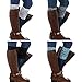 FAYBOX Women Lace Floral Boot Cuffs Leg Warmer Socks Pack of 4 BU