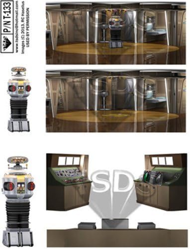 TSDS - T133 Lower Deck Diorama for 18" Moebius Kit (Translucent Back Lit Panels)