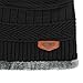 JustOneStyle Men Soft Stretch Cable Knit Lined Thick Warm Winter Wool Slouchy Beanies Hat (E-Black)