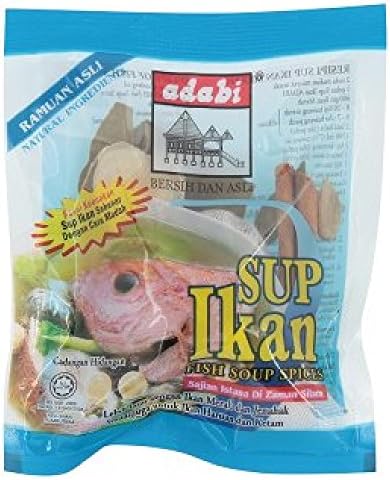 Adabi Soup Spices 13g (628MART) (Fish, 1 Pack)