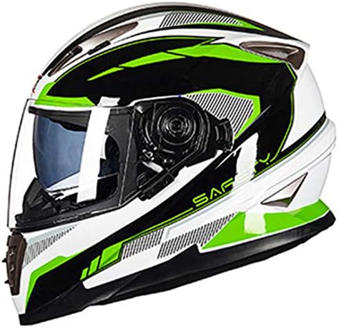 Double Lens Full Face Motorcycle Helmet With Sheld Lock System Motorbike Helmet