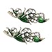 MagiDeal 2Pieces Fashion Clamp Crystal Rhinestone Lady Headwear Hair Clip Barrette Hairpin