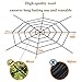 Halloween Decorations 50'' Black Fake Spider (5)FT Spider Web for Halloween Party, Indoor Outdoor Yard Spiderweb Decoration