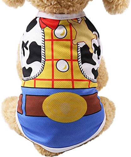 Costumes for Dogs Dog Jumpers Warm Coats and Jackets Clothing Dresses Shirts Small Animals,Summer Pet Dog Clothes Puppy Dog Cat Vest Shirt Fake Strap
