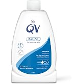 QV Bath Oil (500 ml) Moisturising Bath Soak for Sensitive Skin, Relief from Dry Itchy Skin, Gentle pH Balanced Formula, Fragrance Free, Soap Free, Non Greasy, Noncomedogenic Bath Soak