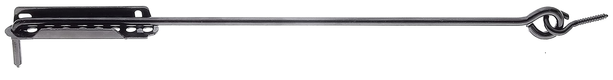 GAH-Alberts Black Alberts 204266 Storm Hook with Hard Plate or Eyelets on Plates Length 500 mm Hook Diameter 8 mm