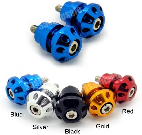 MIT Motors - BLUE - 8mm Universal Swingarm Spools - HONDA CBR F1 F2 F3 F4 F4i 600 900 929 954 1000 RR, RVT 1000 RC51 SP1 SP2, DUCATI 749 999 1098