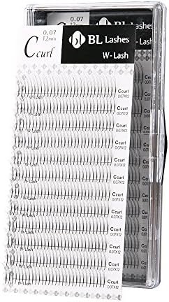 Eyelash Extension BL W Volume Lash C Curl Thickness 0.07mm (0.07X9mm)