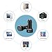 iClever BoostDrive 24W 4.8A Dual USB Car Charger with SmartID for iPhone 7/ 6s / 6s plus / 6, iPad Air 2i, Bluetooh Speaker, Samsung Galaxy S6 / S6 Edge and More, 1-Pack, Black