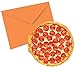 iscream Snack Shack Pack of 8 Pizza Shaped and Scented Notecards with Envelopes